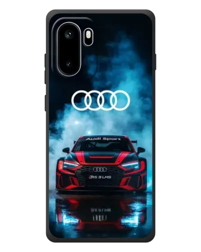Чехол для OnePlus Ace 6 с картинкой «Audi Sport — неон»