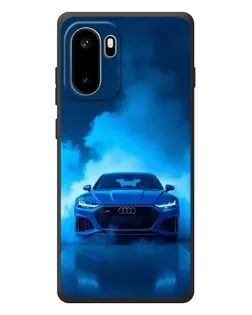 Чехол для OnePlus Ace 6 с картинкой «Audi — голубая энергия»