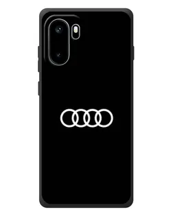 Чехол для OnePlus Ace 6 с картинкой «Audi White Logo»