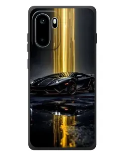 Чехол для OnePlus Ace 6 с картинкой «Ночной Lamborghini драйв»