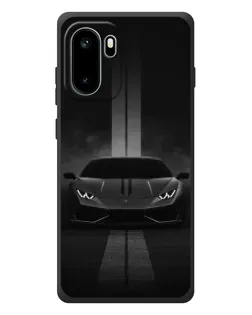 Чехол для OnePlus Ace 6 с картинкой «Lamborghini симметрия дорог»