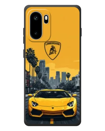 Чехол для OnePlus Ace 6 с картинкой «Желтый Lamborghini город» Чехол для OnePlus Ace 6 с картинкой «Желтый Lamborghini город»