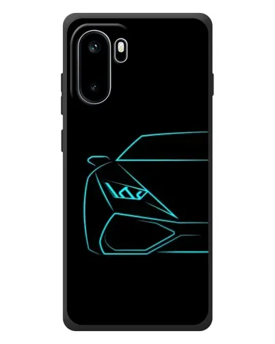 Чехол для OnePlus Ace 6 с картинкой «Голубой силуэт Lamborghini» Чехол для OnePlus Ace 6 с картинкой «Голубой силуэт Lamborghini»