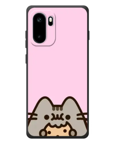 Чехол для OnePlus Ace 6 с картинкой «Pusheen и печенье»