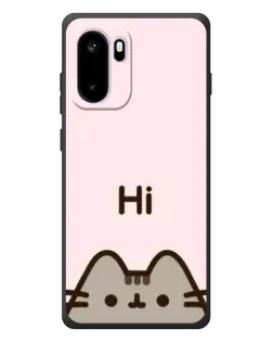 Чехол для OnePlus Ace 6 с картинкой «Пушин говорит Hi»
