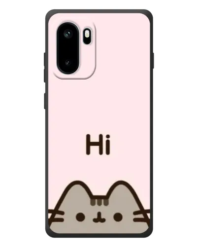 Чехол для OnePlus Ace 6 с картинкой «Пушин говорит Hi»