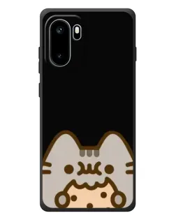 Чехол для OnePlus Ace 6 с картинкой «Пушин на черном»
