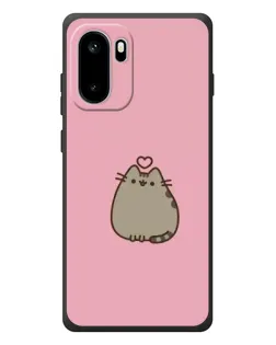 Чехол для OnePlus Ace 6 с картинкой «Pusheen сердце»