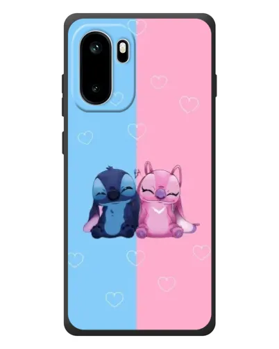 Чехол для OnePlus Ace 6 с картинкой «Stitch и Angel Love»