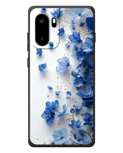 Чохол для OnePlus Ace 6 з картинкою «Блакитний квітковий каскад»