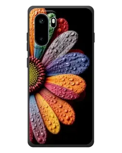 Чохол для OnePlus Ace 6 з картинкою «Райдужна квітка»