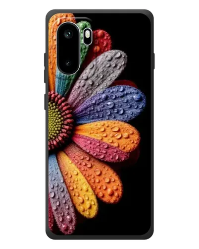 Чохол для OnePlus Ace 6 з картинкою «Райдужна квітка»