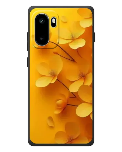 Чохол для OnePlus Ace 6 з картинкою «Золоті пелюстки»