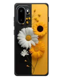 Чохол для OnePlus Ace 6 з картинкою «Соняшник та ромашка»