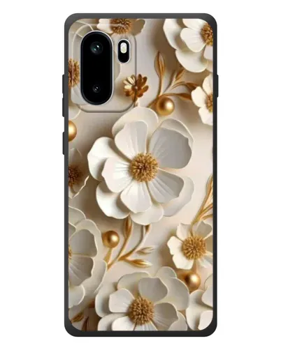 Чохол для OnePlus Ace 6 з картинкою «Білі паперові квіти»