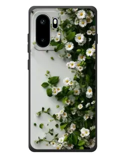 Чохол для OnePlus Ace 6 з картинкою «Гілка дрібних білих квітів»