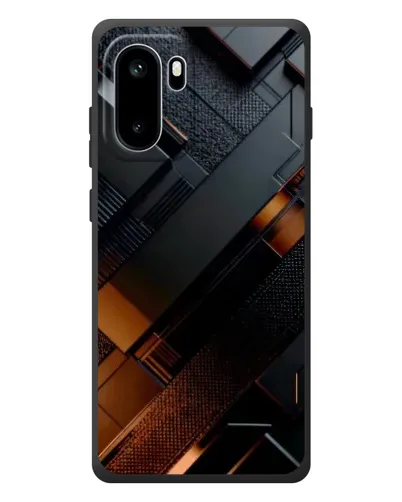Чохол для OnePlus Ace 6 з картинкою «Чорні геометричні блоки» Чохол для OnePlus Ace 6 з картинкою «Чорні геометричні блоки»