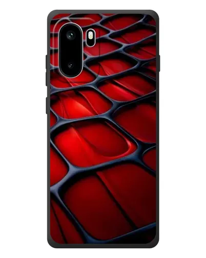 Чохол для OnePlus Ace 6 з картинкою «Червона глянцева сітка» Чохол для OnePlus Ace 6 з картинкою «Червона глянцева сітка»