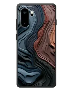 Чохол для OnePlus Ace 6 з картинкою «Кольорові хвилі каньйону»