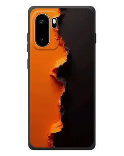 Чохол для OnePlus Ace 6 з картинкою «Помаранчевий розлом»