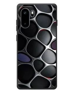 Чохол для OnePlus Ace 6 з картинкою «Об'ємна темна решітка»