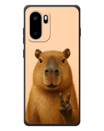 Чехол для OnePlus Ace 6 с картинкой «Капибара виктория»