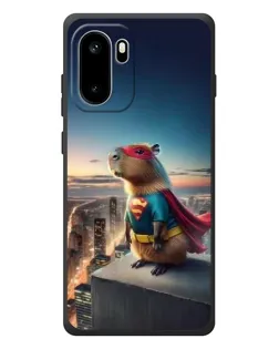 Чехол для OnePlus Ace 6 с картинкой «Капи-мен супергерой»