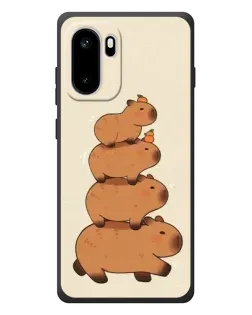 Чехол для OnePlus Ace 6 с картинкой «Башня из капибар»
