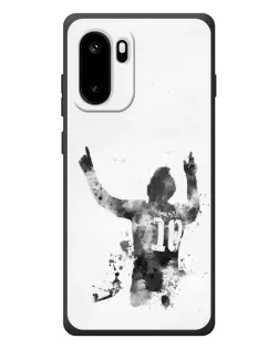 Чехол для OnePlus Ace 6 с картинкой «Черно-белый силуэт Месси» Чехол для OnePlus Ace 6 с картинкой «Черно-белый силуэт Месси»