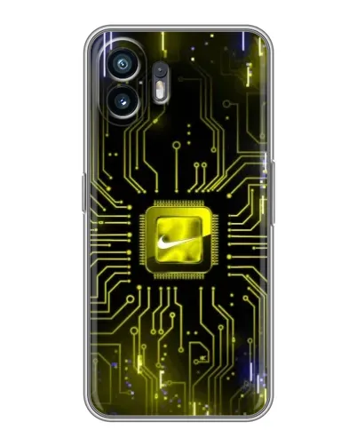 Чехол для OnePlus Ace 6T с картинкой «Nike — золотая искра» Чехол для OnePlus Ace 6T с картинкой «Nike — золотая искра»