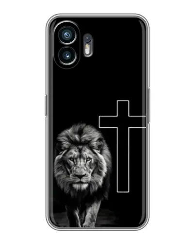 Чехол для OnePlus Ace 6T с картинкой «Лев и Крест»