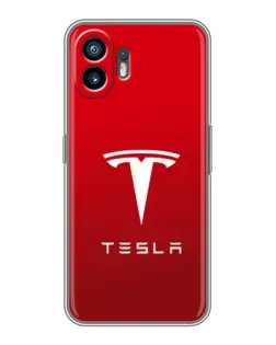 Чохол для OnePlus Ace 6T з картинкою «Tesla Red Classic»