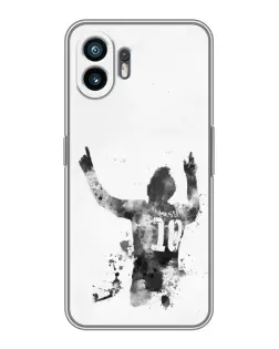 Чехол для OnePlus Ace 6T с картинкой «Черно-белый силуэт Месси» Чехол для OnePlus Ace 6T с картинкой «Черно-белый силуэт Месси»