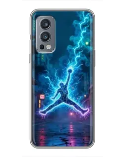 Чохол для OnePlus Nord 2 з картинкою «Jordan Gold Jumpman»