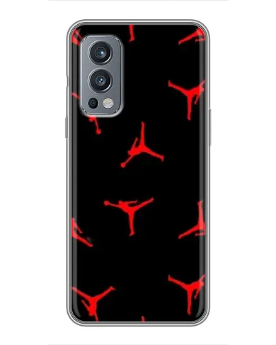 Чохол для OnePlus Nord 2 з картинкою «Jordan Red Pattern» Чохол для OnePlus Nord 2 з картинкою «Jordan Red Pattern»