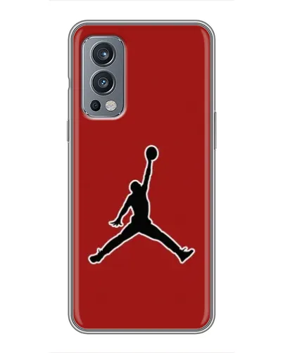 Чохол для OnePlus Nord 2 з картинкою «Jordan Red Back» Чохол для OnePlus Nord 2 з картинкою «Jordan Red Back»