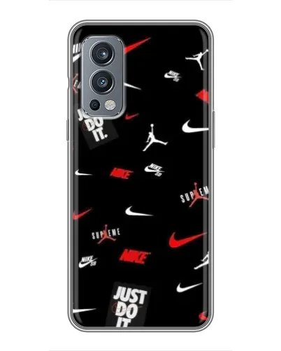 Чохол для OnePlus Nord 2 з картинкою «Nike Mix Pattern» Чохол для OnePlus Nord 2 з картинкою «Nike Mix Pattern»