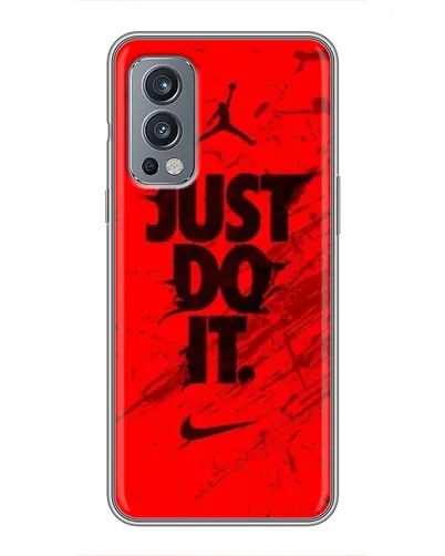 Чохол для OnePlus Nord 2 з картинкою «Nike Just Do It» Чохол для OnePlus Nord 2 з картинкою «Nike Just Do It»