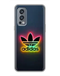 Чохол для OnePlus Nord 2 з картинкою «Неоновий Adidas»