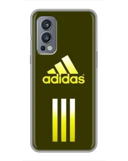 Чохол для OnePlus Nord 2 з картинкою «Оливковий градієнт Adidas»