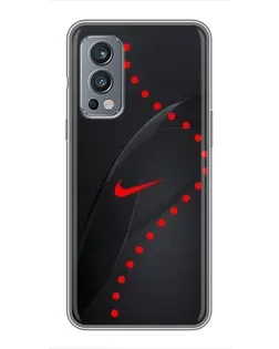 Чохол для OnePlus Nord 2 з картинкою «Абстрактний дизайн Nike»