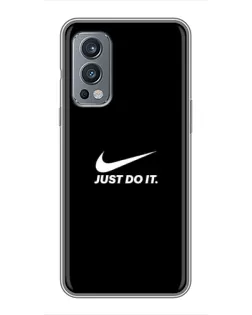 Чохол для OnePlus Nord 2 з картинкою «Мінімалізм від Nike»