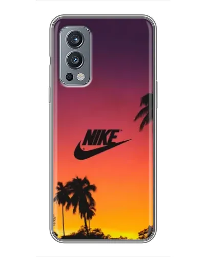 Чохол для OnePlus Nord 2 з картинкою «Nike на заході сонця»