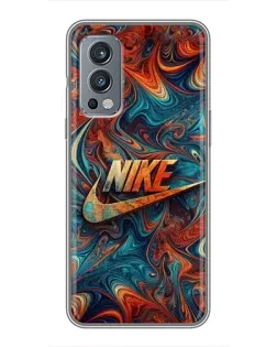 Чохол для OnePlus Nord 2 з картинкою «Nike в абстракції»