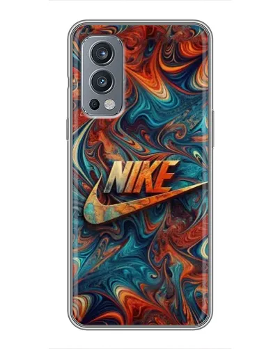 Чохол для OnePlus Nord 2 з картинкою «Nike в абстракції»