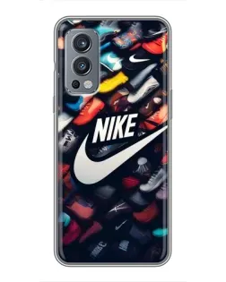Чохол для OnePlus Nord 2 з картинкою «Колекція кросівок Nike»