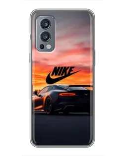 Чохол для OnePlus Nord 2 з картинкою «Nike та суперкар»