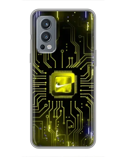 Чохол для OnePlus Nord 2 з картинкою «Nike — золота іскра»