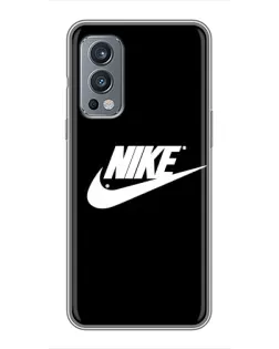 Чехол для OnePlus Nord 2 с картинкой «Мазки краски Nike» Чехол для OnePlus Nord 2 с картинкой «Мазки краски Nike»