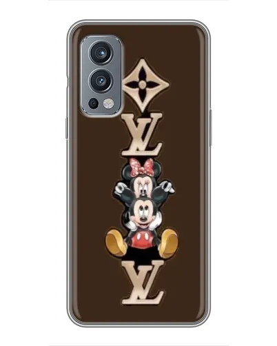 Чохол для OnePlus Nord 2 з картинкою «LV та Міккі Маус»